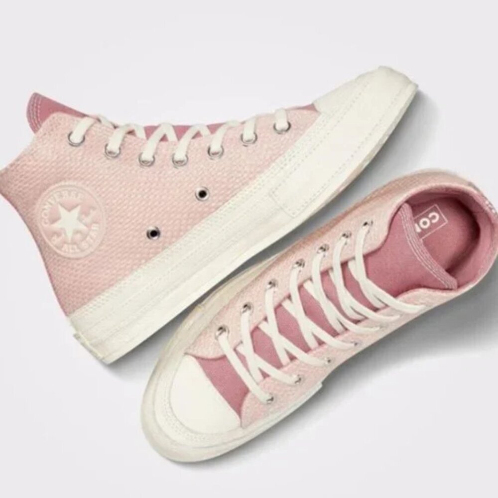 Converse Chuck 70 High Top All Star‎ Sneakers Logo Lace Up Pink (Size 8)